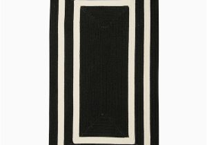 Black area Rug with White Border Home Decorators Collection Griffin Border Black/white 5 Ft. X 8 Ft …