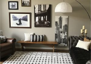 Black area Rugs for Living Room Rhodes Geometric Black Charcoal area Rug