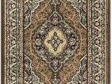 Black Brown and Beige area Rugs Princess Collection oriental Medallion area Rug 5 2" X 7 2" Black Brown