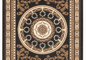 Black Brown and Beige area Rugs Rug and Decor Capri Collection Black Brown Beige oriental Classic area Rug Walmart