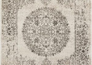 Black Friday area Rugs 2019 Mora Ivory Traditional Vintage Persian Distressed Rug