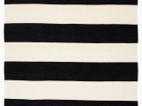 Black White Striped area Rug Remora Ebony and White Striped Rug