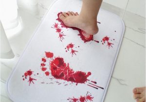 Blood Rug for Bathroom 2020 Creative Novelty Door Blood Carpet Bathroom Water
