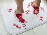 Blood Rug for Bathroom Blood Novelty Bathroom Bath Mat Carpet Rug Water Non Slip