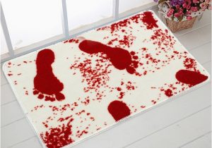 Blood Rug for Bathroom Creative Blood Bath Mat 40 60 Cm Bathroom Water Slippery