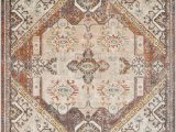 Bloomsbury Market Skye Terracotta area Rug Garland oriental Rust Taupe area Rug