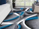 Blue and Brown Rugs Amazon 2305 Teppich, Modernes Design, Ca. 60 X 91 Cm, Beige Modern 2′ X 7′ TÃ¼rkis