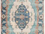 Blue and Coral area Rug Saffron Blue Coral area Rug In 2020