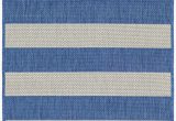 Blue and Cream Striped Rug Tim Gray Light Blue Indoor Outdoor area Rug