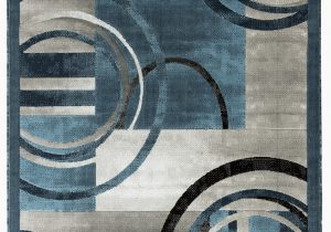 Blue and Gray Abstract Rug Newport Collection Blue Gray Abstract Modern area Rug Walmart Com