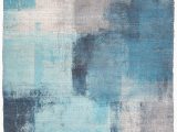 Blue and Gray Throw Rugs Dahlia Abstract Blue Gray area Rug