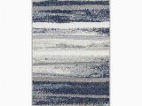 Blue and Gray Throw Rugs Roseman Striped Blue Gray area Rug