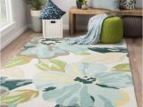 Blue and Green Floral area Rug isidore Handmade Floral Blue/ Green area Rug (9′ X 12′) – 9′ X 12 …