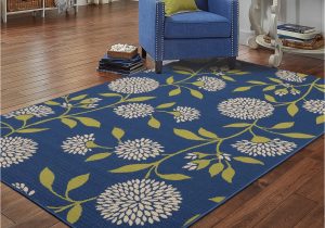 Blue and Green Floral area Rug oriental Weavers Caspian 8327l area Rugs