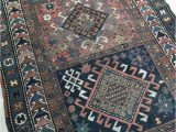 Blue and Green oriental Rugs No 0172 Beautiful Caucasian Kazak Faded Green Blue and Red