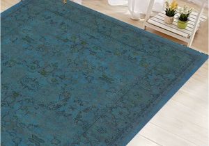 Blue and Green Rug 8 X 10 8 X 10 Green Blue Vintage Overdyed Rug In 2020 Overdyed