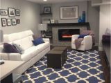 Blue and Grey Living Room Rugs Cambridge Lattice Navy Blue & Ivory area Rug arearugs