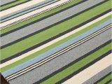 Blue and Lime Green area Rugs Lime Green and Blue Striped area Rug