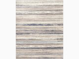 Blue and Taupe Rug 7’8″x10′ Rug-blue & Taupe Muted Stripes Living Spaces