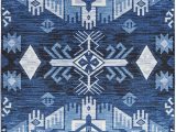 Blue and White Aztec Rug Mohawk Home Eidenau Denim Aztec area Rug