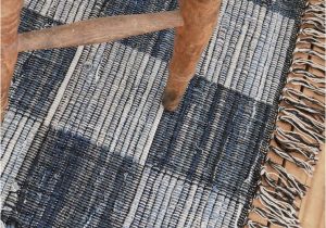 Blue and White Check Rug the Viggo Blue Black and White Check Rug is A Scandi