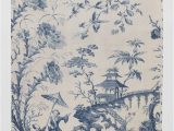Blue and White Chinoiserie Rug Chinoiserie