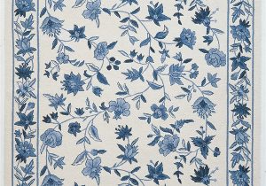 Blue and White Chinoiserie Rug Colonial 1727 15002250