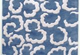 Blue and White Dhurrie Rug Baadalon Sky Blue & White Dhurrie Rug Mahout Lifestyle