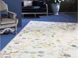 Blue and White Floral Rug 19 Glamorous Ways to Decorate with Blue Rugs