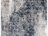 Blue and White Modern Rug Kendra Casper Distressed Modern Rug Blue Grey White – Direct