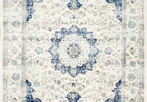 Blue and White Patterned Rug Blue area Rugs