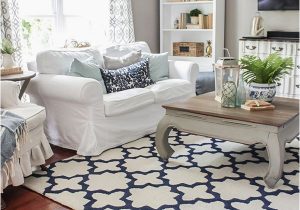 Blue and White Rug Living Room Blue & White In the Living Room A Rug Pad Giveaway