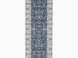 Blue and White Rug Runner Ankara Aisha Blue White Runner Rug