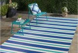 Blue and White Rug Walmart Noble House 6′ X 9′ Blue and White Striped Outdoor Rug