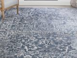 Blue and White Rug Walmart Traditional 5×7 area Rug (5’3” X 7’3”) oriental Blue Living Room Easy to Clean