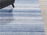 Blue and White Striped Rug 8×10 Striped Blue Modern area Rug