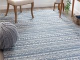 Blue and White Striped Rug 8×10 Well Woven Weston Blue Tribal Diamonda Striped Pattern area Rug 5×7 5 3" X 7 3"