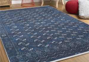 Blue area Rugs 3×5 2×3 Navy Blue Afghan Rug, Small area Rugs 3×5 4×6 Traditional …