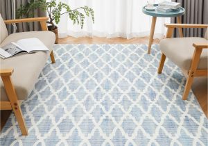 Blue area Rugs 3×5 area Rug Living Room Rugs: 3×5 Indoor Abstract soft Fluffy Pile Large Carpet with Low Shaggy for Bedroom Dining Room Home Office Decor Under Kitchen …
