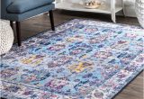 Blue area Rugs for Sale Shop Nuloom Light Blue Traditional Fading Bloom area Rug