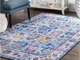 Blue area Rugs for Sale Shop Nuloom Light Blue Traditional Fading Bloom area Rug