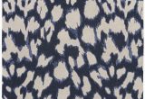 Blue Cheetah Print Rug A Contemporary Take On Animal Print This Dark Navy Wool and