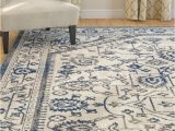 Blue Farmhouse area Rug Darby Home Co Harwood Cotton Silver/blue area Rug & Reviews …