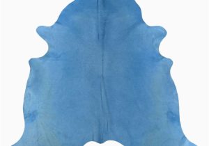 Blue Faux Cowhide Rug Cowhide Rug Bright Blue Dyed 190 X 160 Cm – Kuhfelle Online & Nomad
