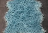 Blue Faux Sheepskin Rug New 2018 Range Duck Egg Blue Mongolian Faux Fur Sheepskin