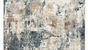Blue Gray and Beige area Rug Sisario Abstract Blue & Gray area Rug