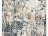 Blue Gray and Taupe area Rug Sisario Abstract Blue & Gray area Rug