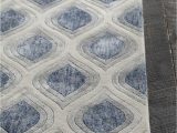 Blue Gray Bath Rug Pin On Carpet