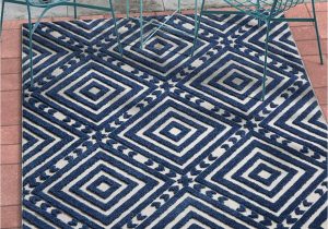 Blue Gray Outdoor Rug Geometric Blue Gray High Traffic Stain Resistant Indoor