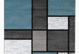 Blue Gray White area Rugs Barroso Geometric Blue Gray White area Rug In 2020